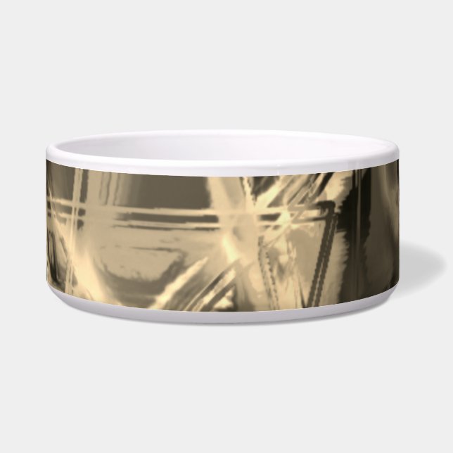 Comedero Muchos cuadrados retorcidos manchados con "pincele (Frente)