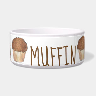 Comedero Muffin de la pasta de bolas al horno de la calle d