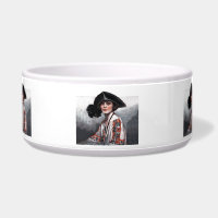 Mujer en blusa bordada
