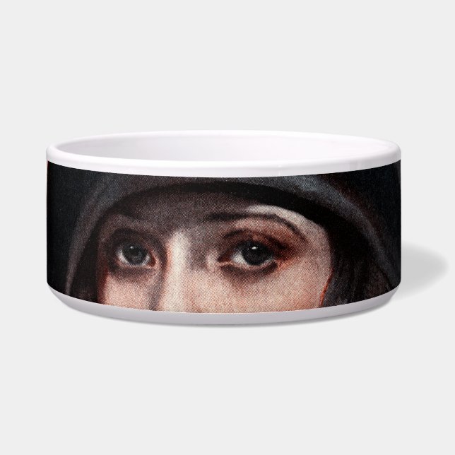 Comedero Mujer en blusa bordada (Frente)