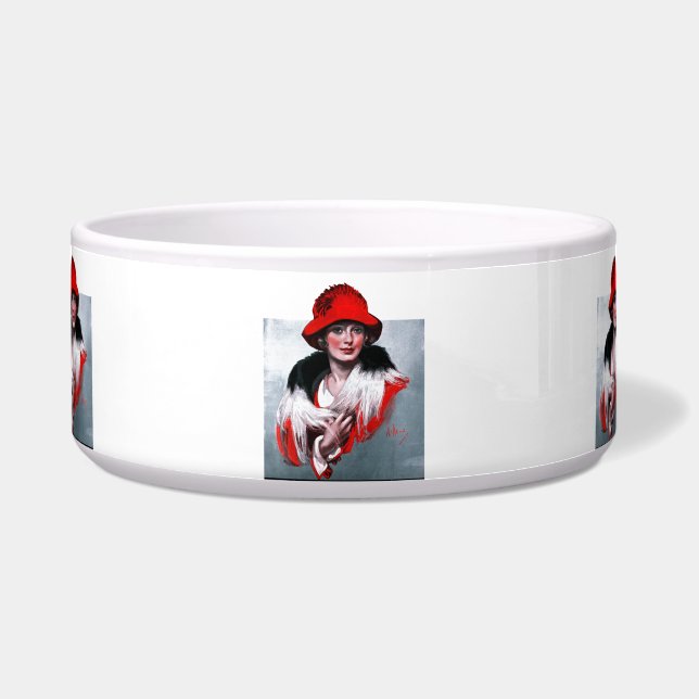 Comedero Mujer en Red Hat (Frente)