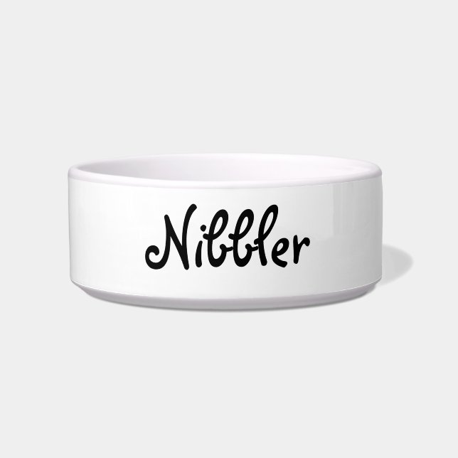 Comedero mundo de palabras de perro alimento y tazón de beb (Frente)