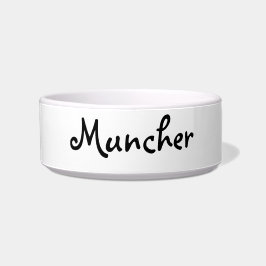 Comedero mundo de palabras de perro alimento y tazón de beb