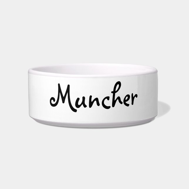 Comedero mundo de palabras de perro alimento y tazón de beb (Frente)