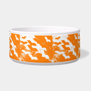 Comedero Murciélagos Blancos En Naranja De Vuelo