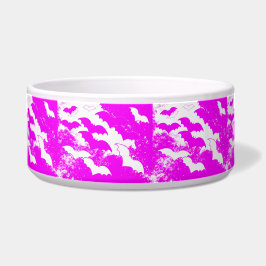 Comedero Murciélagos Blancos En Rosa De La Luz