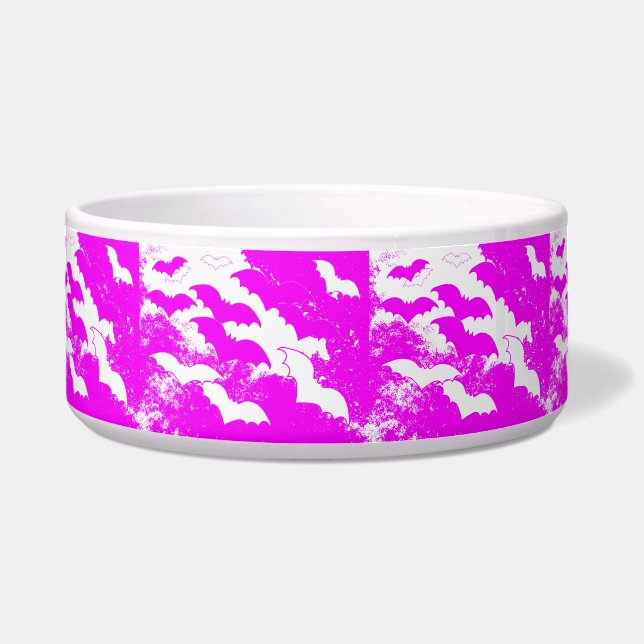 Comedero Murciélagos Blancos En Rosa De La Luz (Frente)