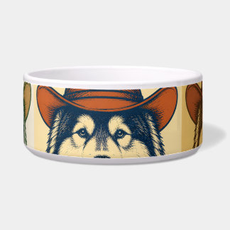 Comedero "Mush It, Cowboy", Alaskan Malamute