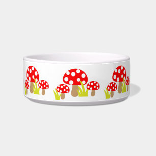 Comedero Mushrooms Pet Bowl