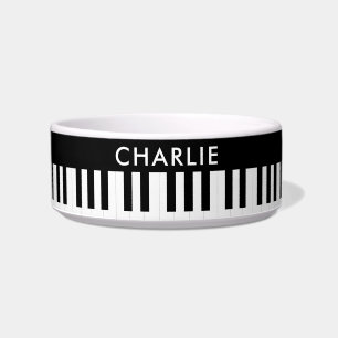 Comedero Música de teclas de piano Nombre personalizado Per