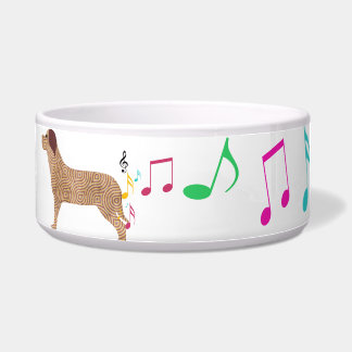 Comedero Música linda del perro