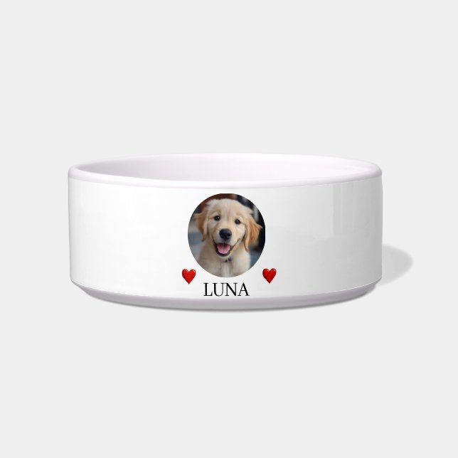 Comedero My Dog’s Bowl – Personalized Photo & Name Pet Bowl (Frente)