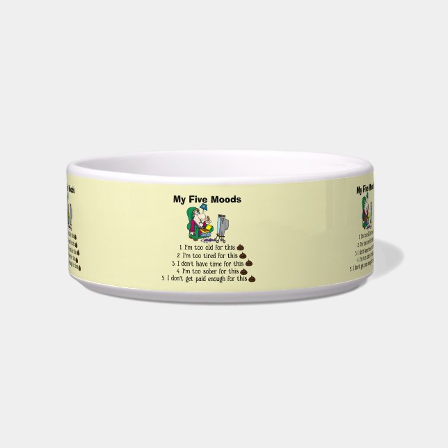 Comedero My Five Moods Pet Bowl (Frente)