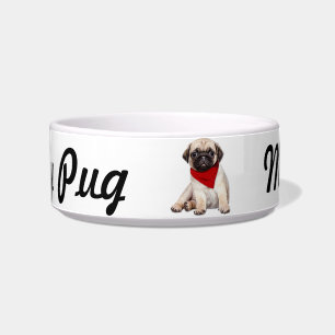 Comedero My Pug Personalized Bowl