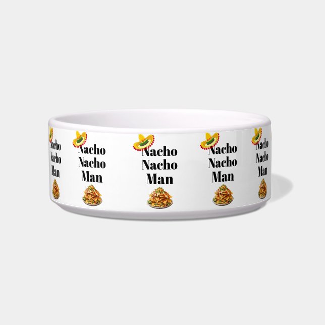 Comedero Nacho Nacho Man Pet Bowl (Frente)
