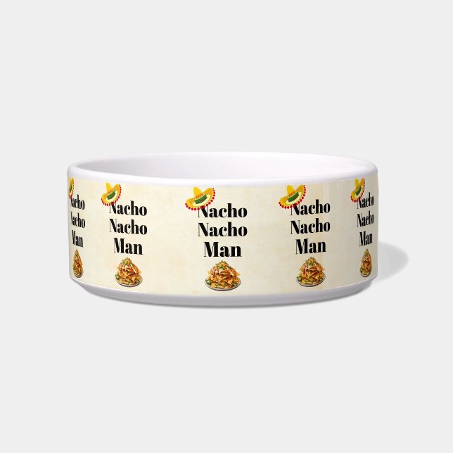 Comedero Nacho Nacho Man Pet Bowl (Frente)