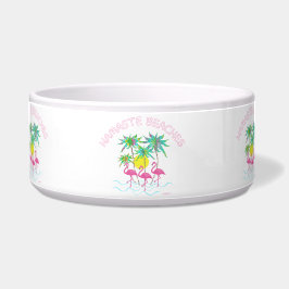 Comedero Namaste Beaches Yoga Tropic Cute Doggie Graphic