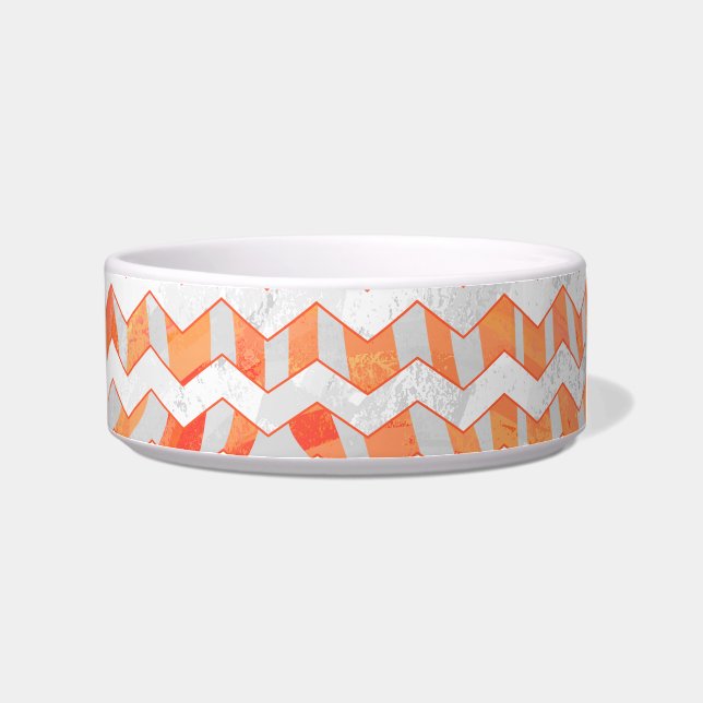 Comedero Naranja de cebra y blanco (Derecha)
