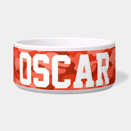 Comedero Naranja Soda Monocolor Camo