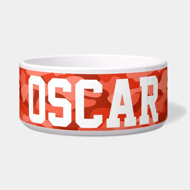 Comedero Naranja Soda Monocolor Camo (Frente)