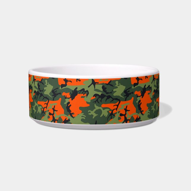 Comedero Naranja y Camuflaje Verde, Ejército (Frente)