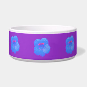 Comedero Nasturtium Bright Blue Dog Bowl