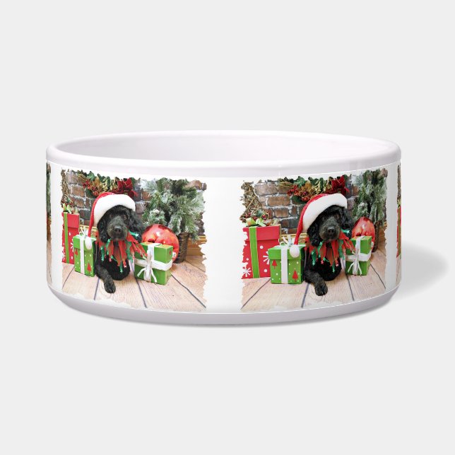 Comedero Navidad - LhasaPoo - compinche (Frente)