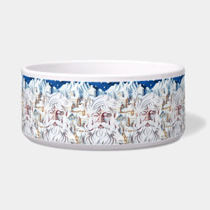 COMEDERO NAVIDADES BLANCOS