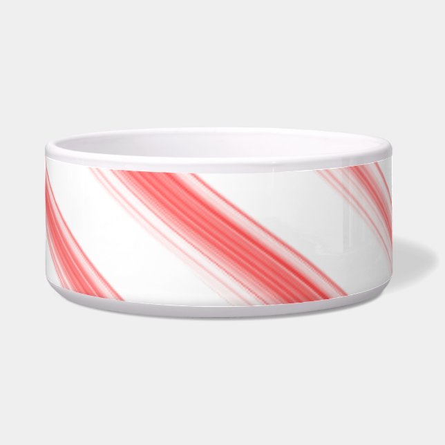 Comedero Navidades Candy Cane Holiday Ceramic Pet Bowl (Frente)