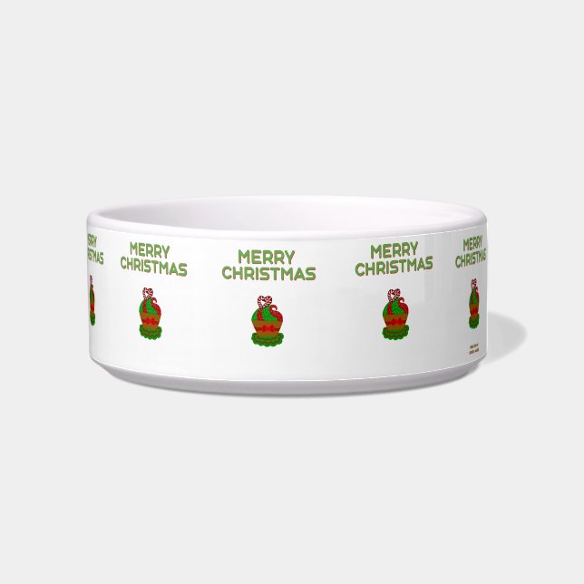 Comedero Navidades Cupcake Ceramic Pet Bowl (Derecha)