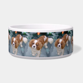 Comedero Navidades de Cavalier King Charles Spaniel