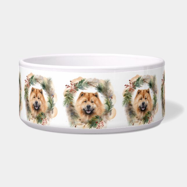 Comedero navidades de chow Wreath Festimes Pup (Frente)