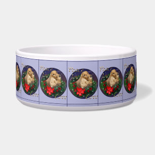 Comedero Navidades de Cocker Spaniel inglés