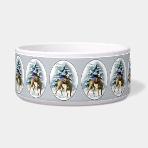 Comedero Navidades de Cute Boerboel