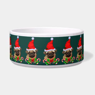 Comedero Navidades de Cute Santa Pug