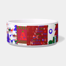 COMEDERO NAVIDADES DE DISEÑO BOWL DE PERRO - DISFRUTE DE PL