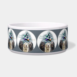 Comedero Navidades de Labradoodle Trio