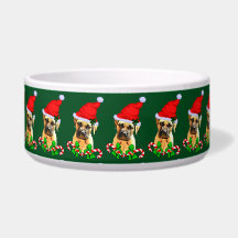 Navidades de perros de bullmastiff