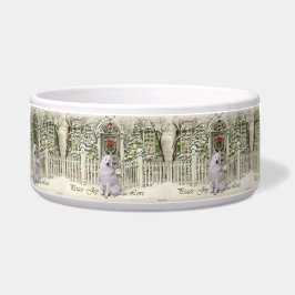 Comedero Navidades de Samoyed