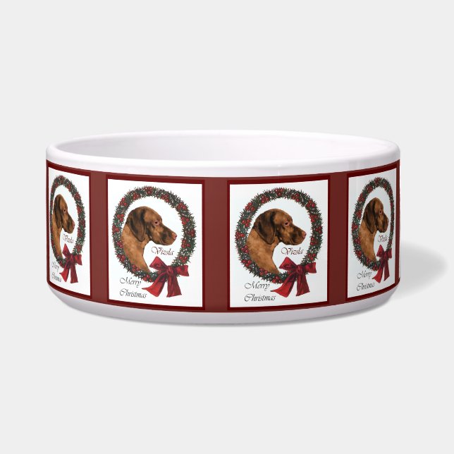Comedero Navidades de Vizsla Lovers (Frente)