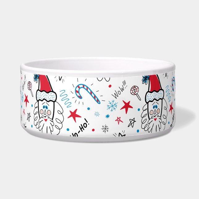 Comedero Navidades del ilustracion de Santa Cruz (Frente)