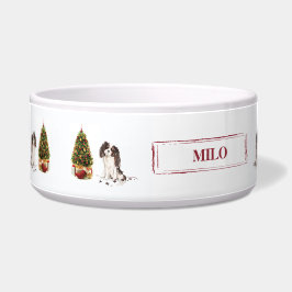 Comedero Navidades divertidos de Tri-Color King Charles Spa