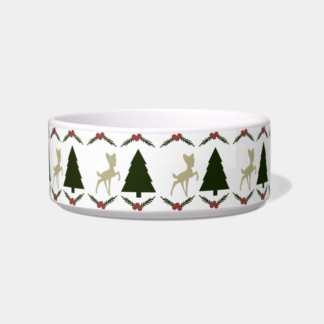Comedero Navidades Fawn Pet Bowl (Frente)
