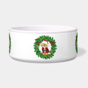Comedero Navidades Golden Doodle Santa Claus