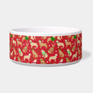 Comedero Navidades Golden Retriever