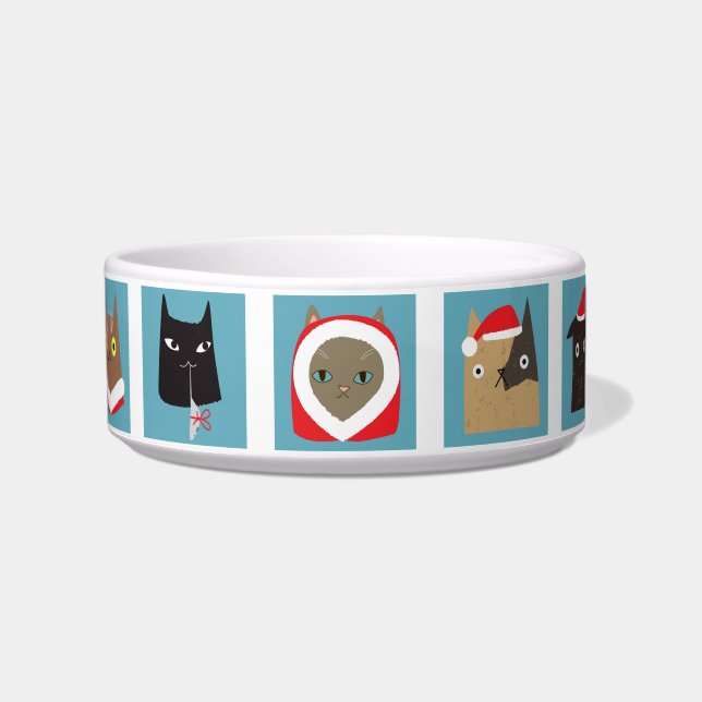 Comedero Navidades Kitty Cats (Frente)