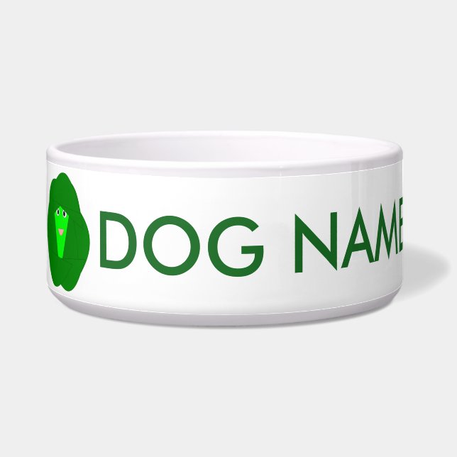 Comedero Navidades malolientes Brussels Sprout Dog Bowl (Izquierda)