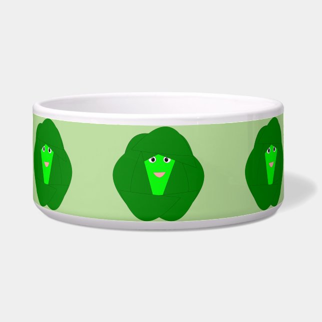Comedero Navidades malolientes Brussels Sprout Pet Bowl (Frente)
