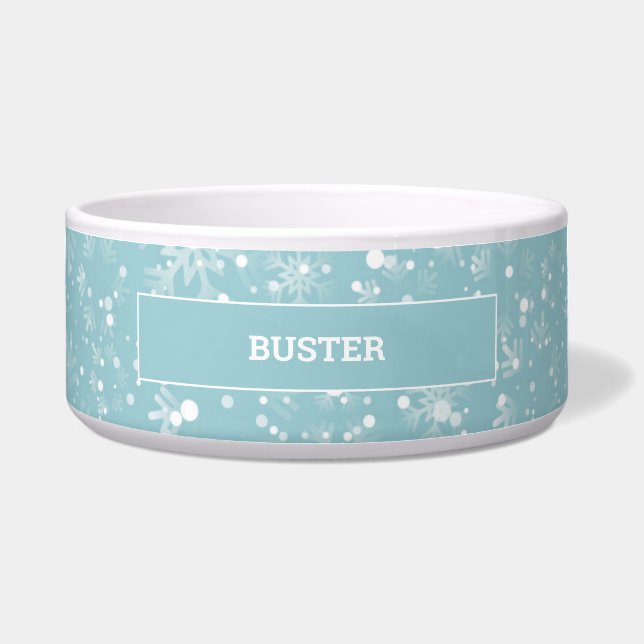 Comedero Navidades Mascota Perro | Tazón personalizado del  (Frente)