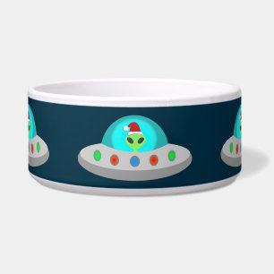 Comedero Navidades OVNI Ho Ho Alien volador
